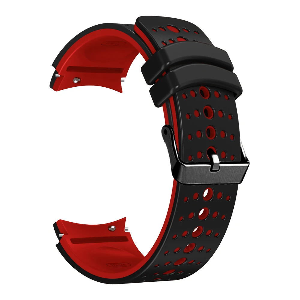 No-gap Silicone Band For Samsung Galaxy Watch 7 6 44mm 40mm/6 Classic 47mm 43mm Breathable Strap Watch 5 Pro 45mm/5/4/ Classic