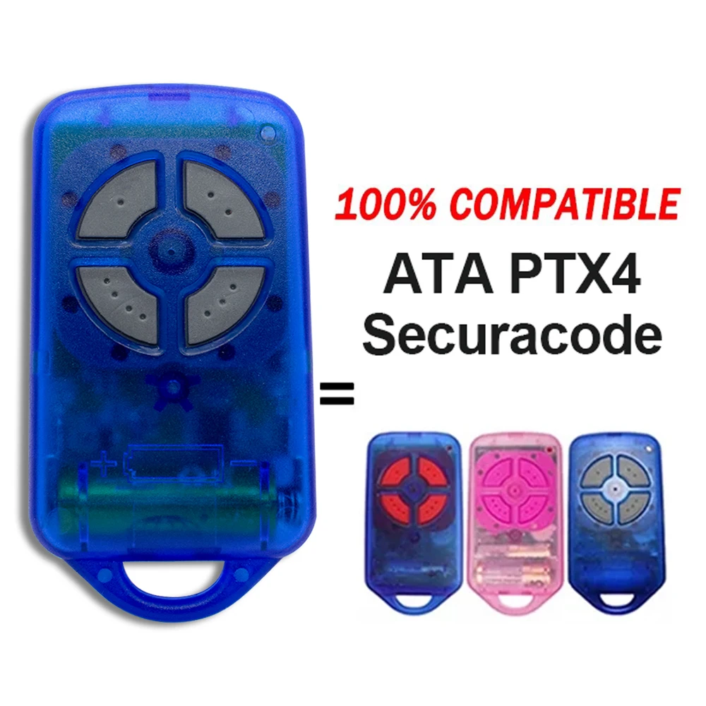 Сменный пульт дистанционного управления ATA PTX4 для ATA PTX4 PTX-4 Securacode, устройство открывания ворот/гаражных ворот, 433,92 МГц, подвижный код