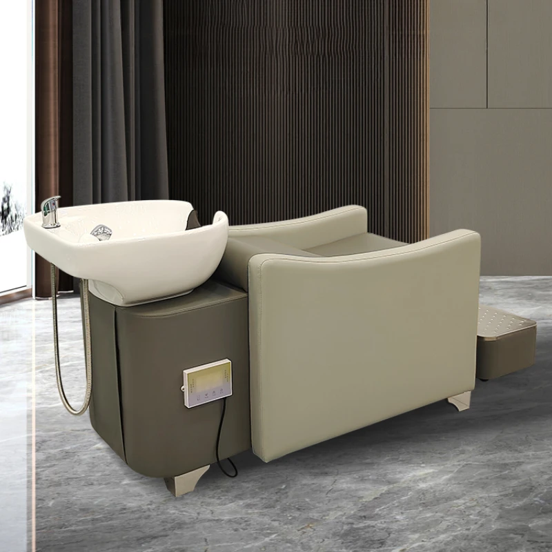 

Hairdressing Shampoo Basin Professional Cosmetic Chair Spa Bed Hair Massage Shampooing Chuveiro Luxury Hairstyle Washing