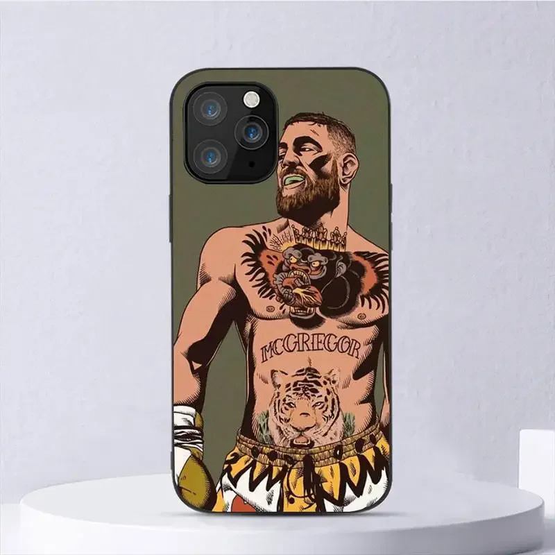 Conor Mcgregor The King Phone Case For iPhone 11 12 Mini 13 14 Pro XS Max X 8 7 6s Plus 5 SE XR Shell