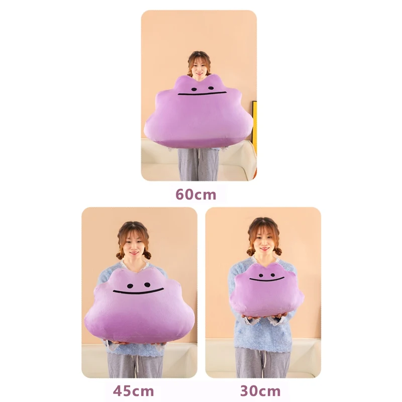 30/60cm Cartoon Large Ditto Pillow Pokemon Plush Toys Doll Cute Ornament Stuffed Plushie Kawaii Sofa Pokémon Gift for Children