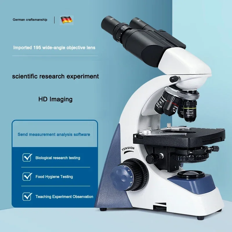 Electric Tool Binocular Biological Microscope 10,000 Times Home HD Can See The Bacterial Sperm Science Laboratory Professional O