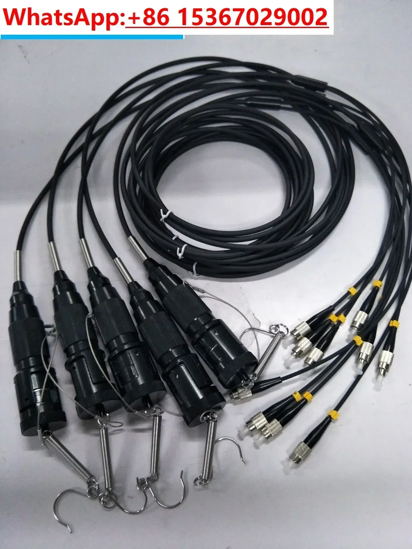 TBE-001 field optical cable connector aviation head to FC single-mode 2-core metal head