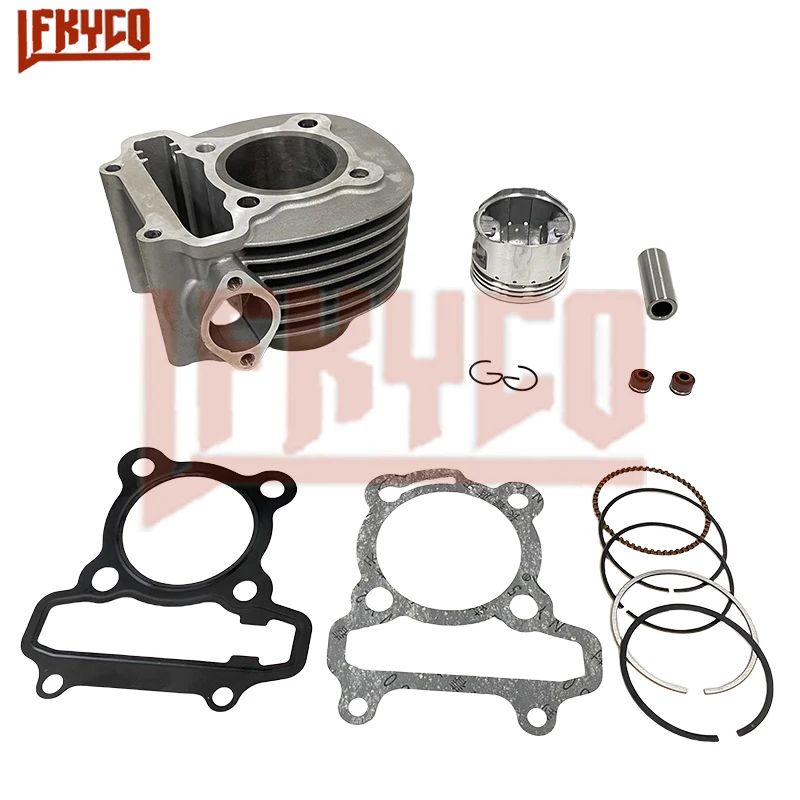 Scooter 52.4mm Cylinder Kit Motor for SYM Symphony SR 125 Orbit Jet 4 125cc XS125T-17 GR125 Fiddle II Xpro 125 12100-ARA-000 F6A