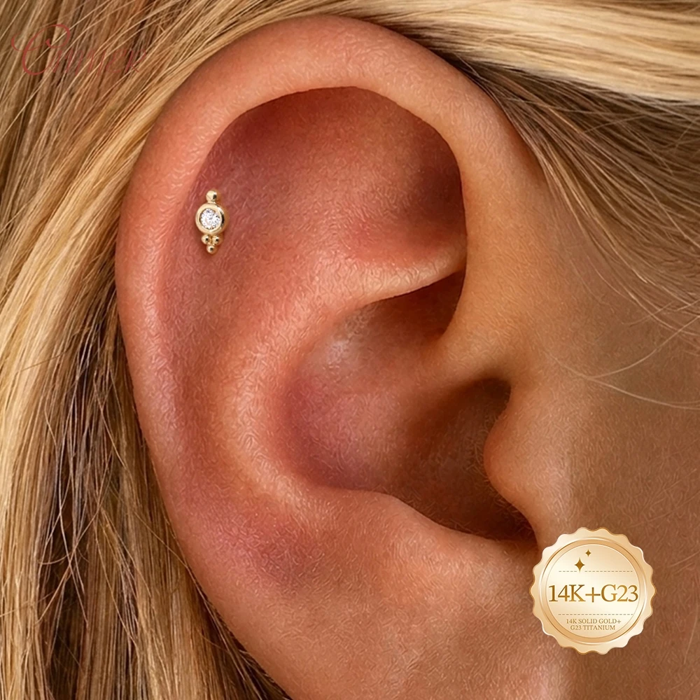 CANNER Piercing en or massif 1 - Body Jewelry Cartilage Earrings avis et prix