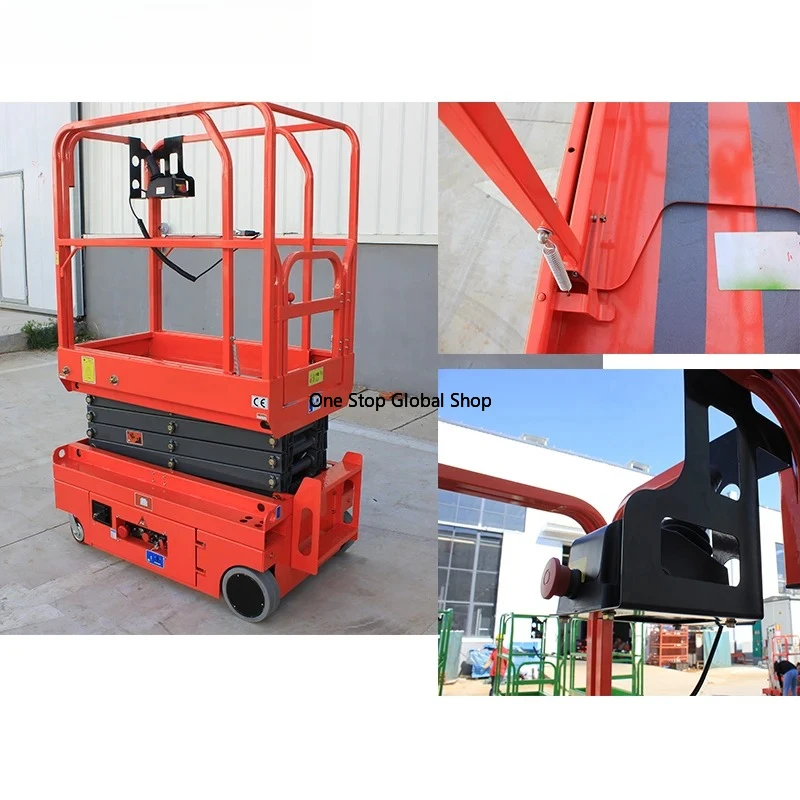 240kg Load Safe One Person Reoair Use Fkexible Full Electric Mini Hydraulic Scissor Lift