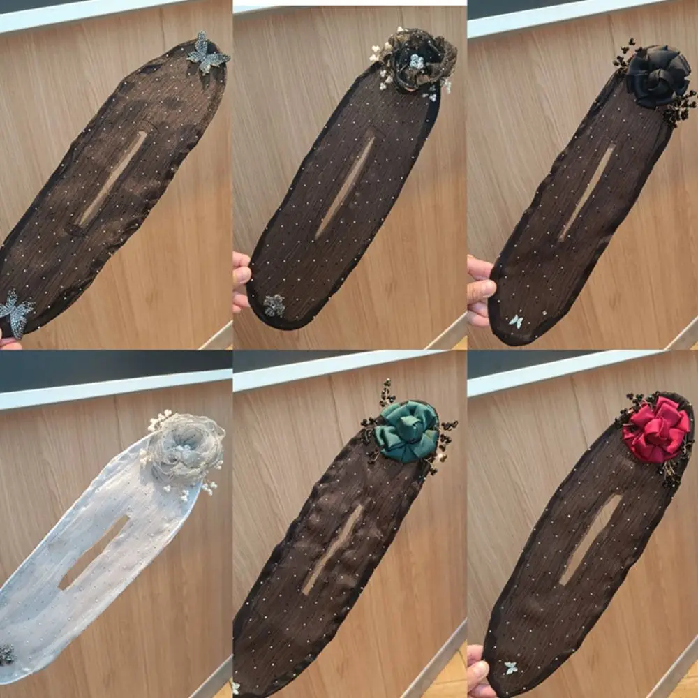 عصابة رأس نسائية من خيوط غزل كسول ، قطعة أثرية لتجعيد الشعر ، بكرة دبوس الشعر ، بكرة الشعر ، إكسسوارات الشعر