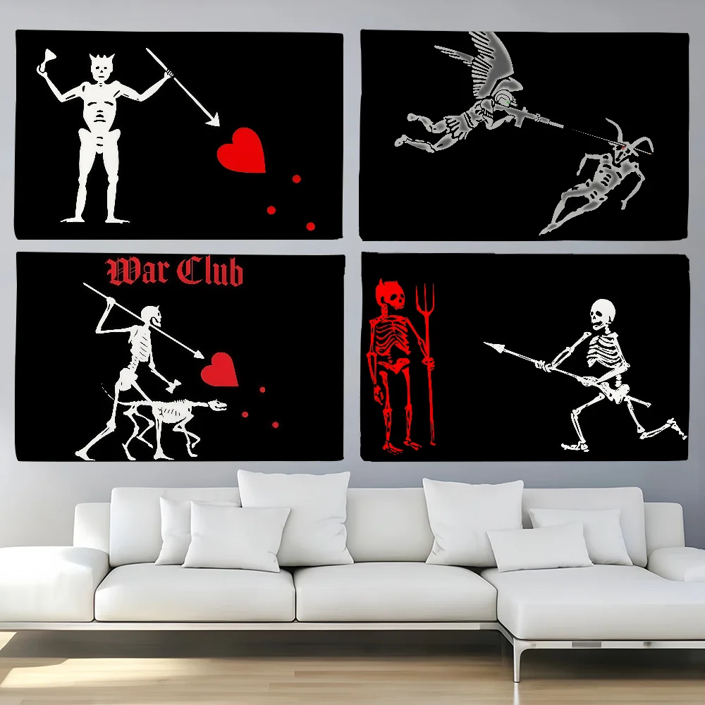 Pirate Forward Observations  flag For Decoration Outdoor Picnic  Hanging Home Camping Party Banner