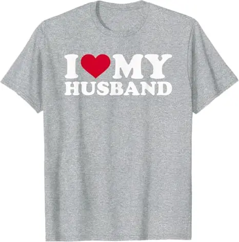 Meine Frau beats me – Ehemann-T-Shirt „I Love My Husband“-Buchstaben-gedrucktes Spruch-T-Shirt mit lustiger Beziehung für Paare, Hochzeitsoberteile – Detail 7