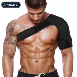 Adjustable Left & Right Shoulder Brace Breathable Shoulder Support Strap for Shoulder Pain Relief, Labrum Tear, Sprain, Soreness