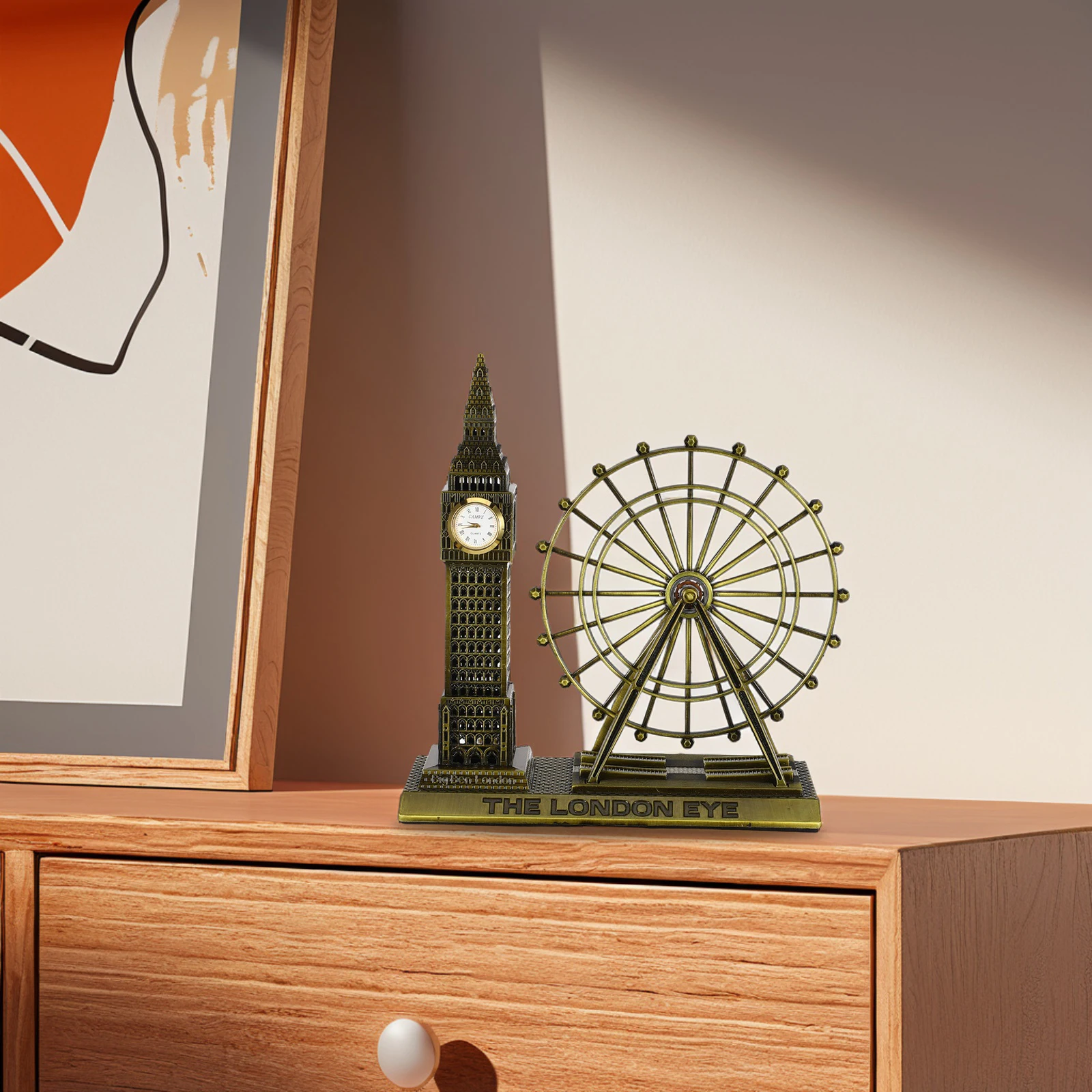 

London Big London Eye Alloy Uk Souvenir Decorative Ornament For Home Office Shelf Display England Memorial Metal