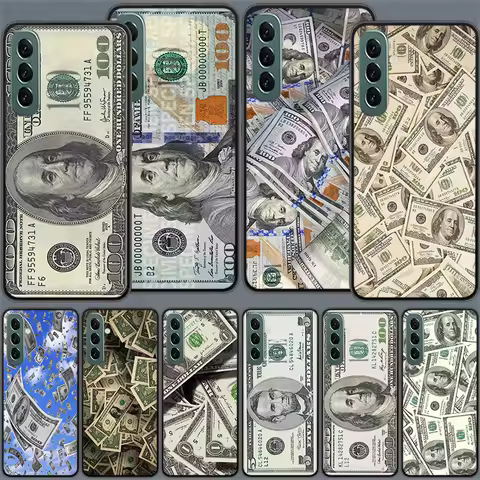 Banknote Dollar Cash Money Phone Case For Samsung Galaxy A02S A03S A12 A22 A32 A42 A52S A72 A16 A26 A36 A56 A13 A23 A33 A53 A73