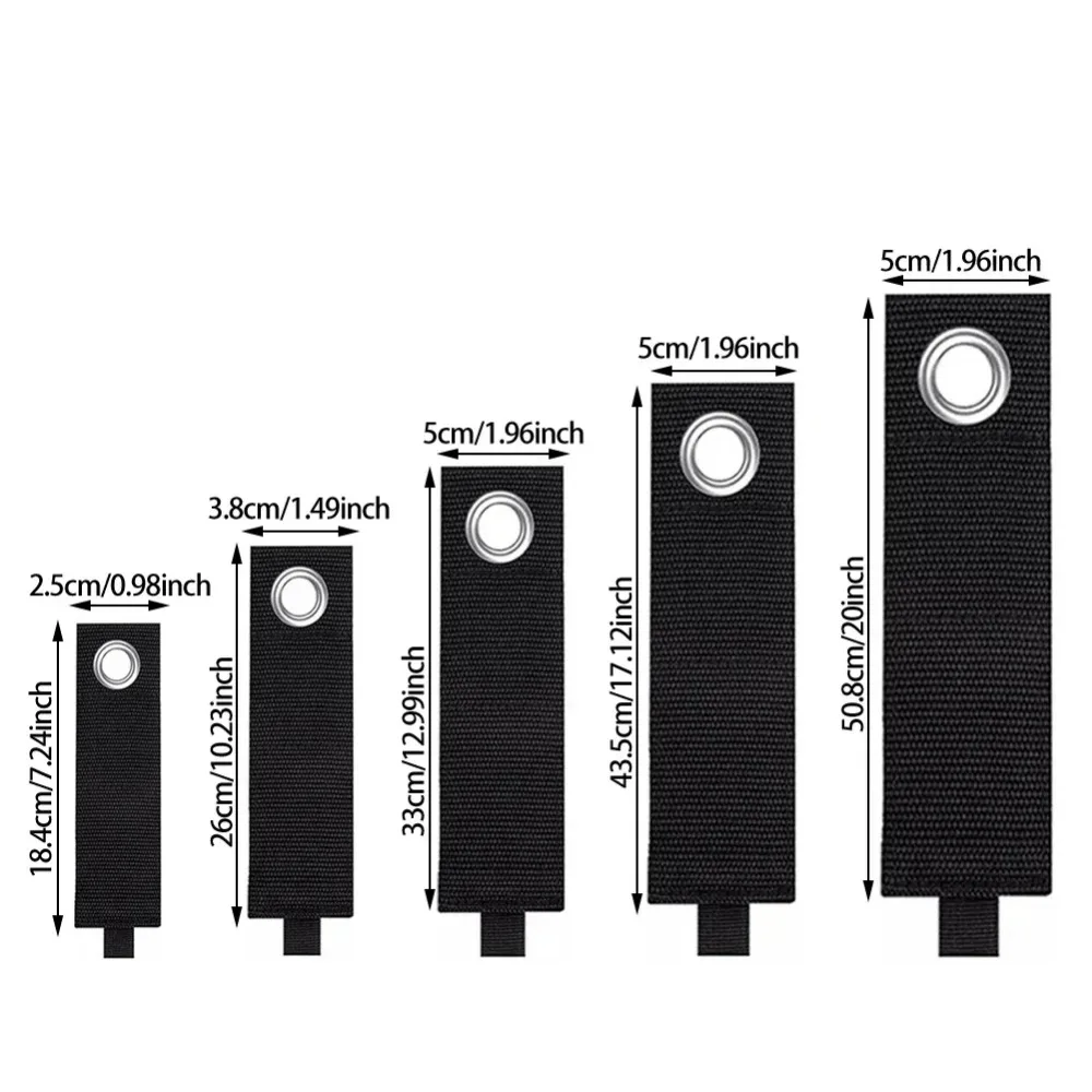 재사용 가능한 익스텐션 코드 정리함 케이블 타이, 튼튼한 보관 스트랩, 호스 보관 액세서리... - 5