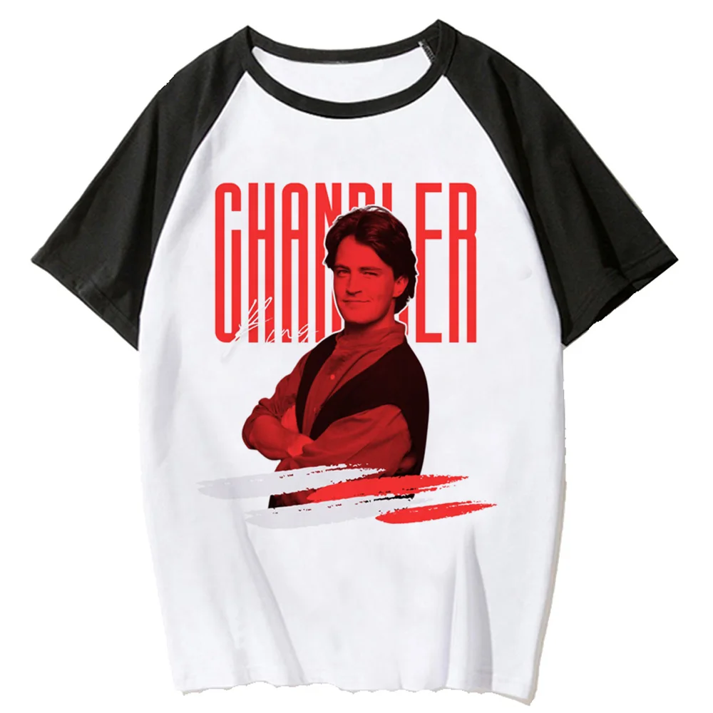 Chandler Bing top women anime comic funny t-shirts female funny designer streetwear clothes