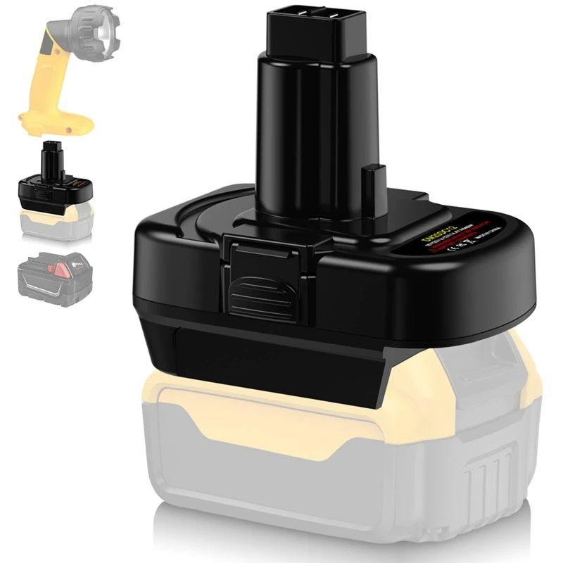 Battery Adapter for 20V or for 18V Li-Ion Battery Convert to for 12V/14.4V Ni- Power Tool-A49I