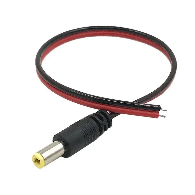 2/5/10Pcs DC Power Cord DC Male Line DC Female Connect Line 5521 Female Power Cord Camera Power 20cm Direct Current Line