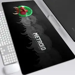 Metroid Large Gaming Mouse Pad Computer Mousepad PC Gamer Mouse Mat Laptop Mausepad Silicone Mouse Carpet Keyboard Mat Desk Pad