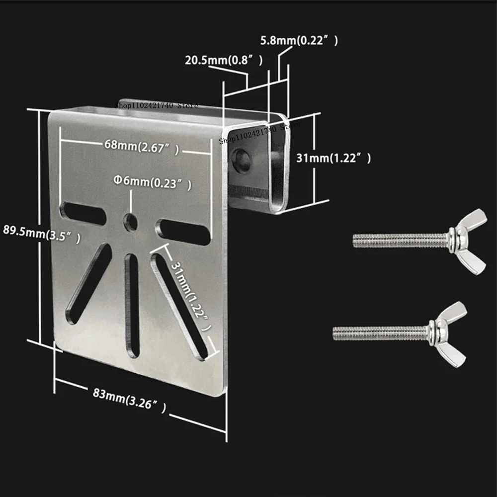Heavy-Duty Metal Outdoor Wall-mounted Install Bracket,Stainless Steel Support Mounting Kits,Solar Camera Roof Sink Mount Holder