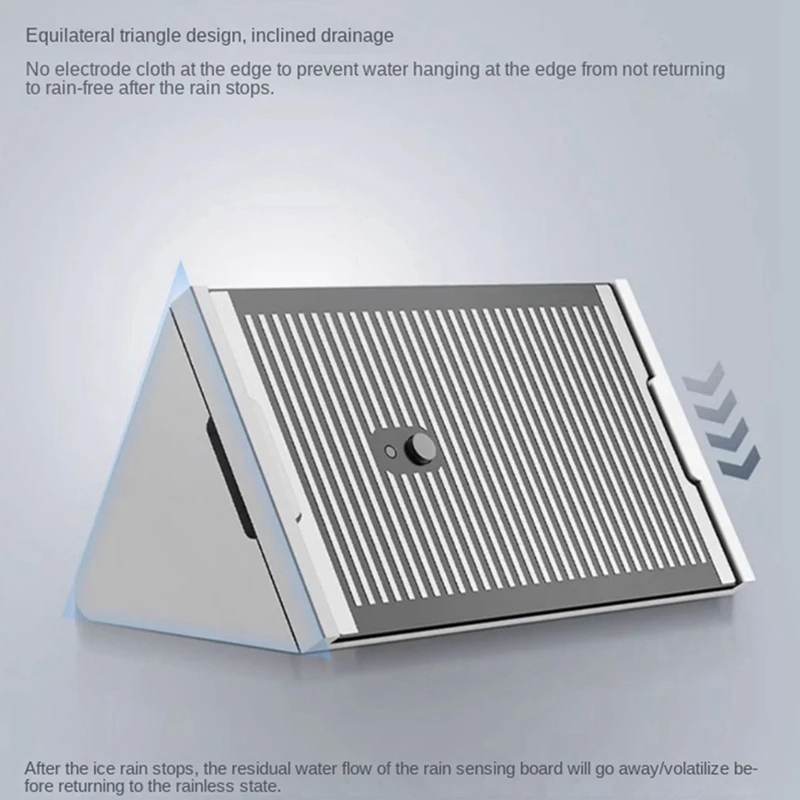 Sensor de vazamento de água detector de inundação e chuva IPX7 à prova d'água 3 configurações de sensibilidade para trabalhos de segurança doméstica