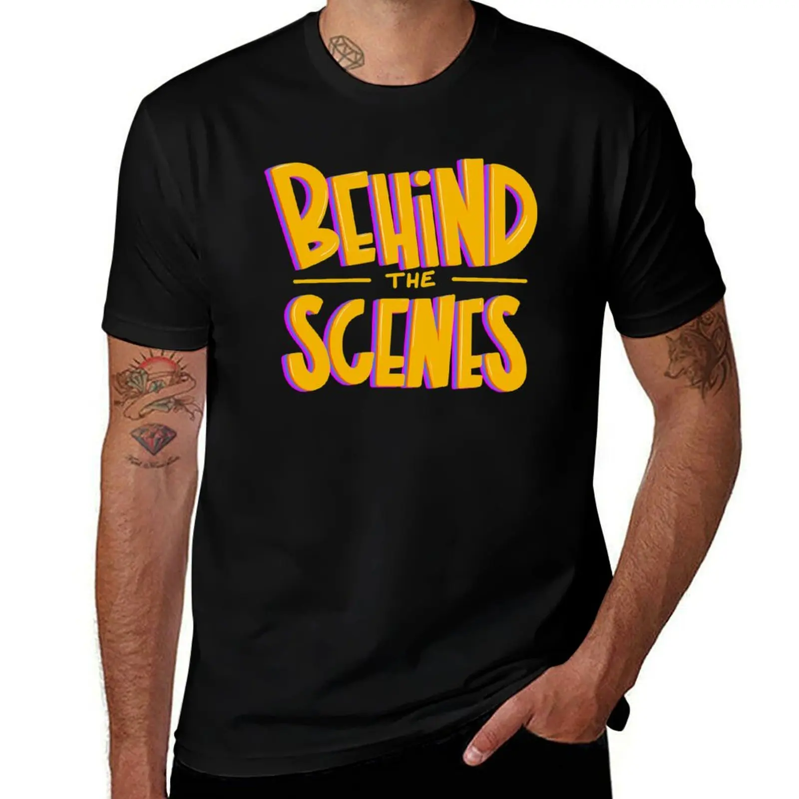 

Behind the scenes T-Shirt clothes Short sleeve tee affliction shirts t shirt for men