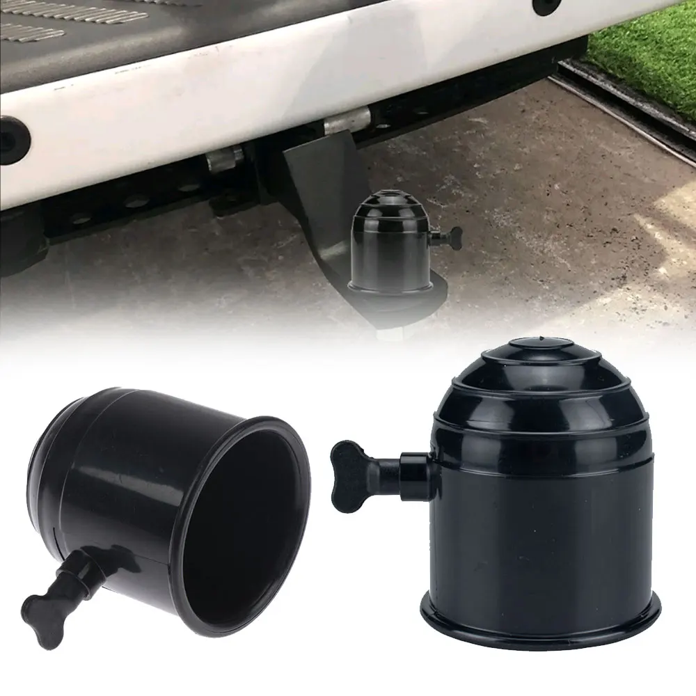 

Universal Trailer Accessories 50MM Auto Tow Bar Ball Cover Cap Hitch Caravan Trailer Towball Protect Auto Exterior Decor Parts