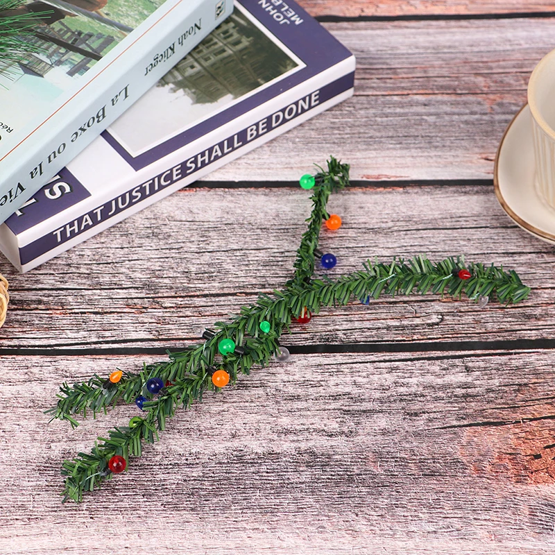 شرائط عشب مصغرة لبيت الدمية ، شريط ديكور دمية ، ديكور منزل عيد الميلاد ،