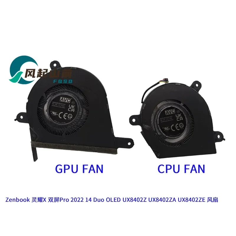 Fan for ASUS Zenbook Lingyao X Pro 14 UX8402Z UX8402ZA UX8402ZE