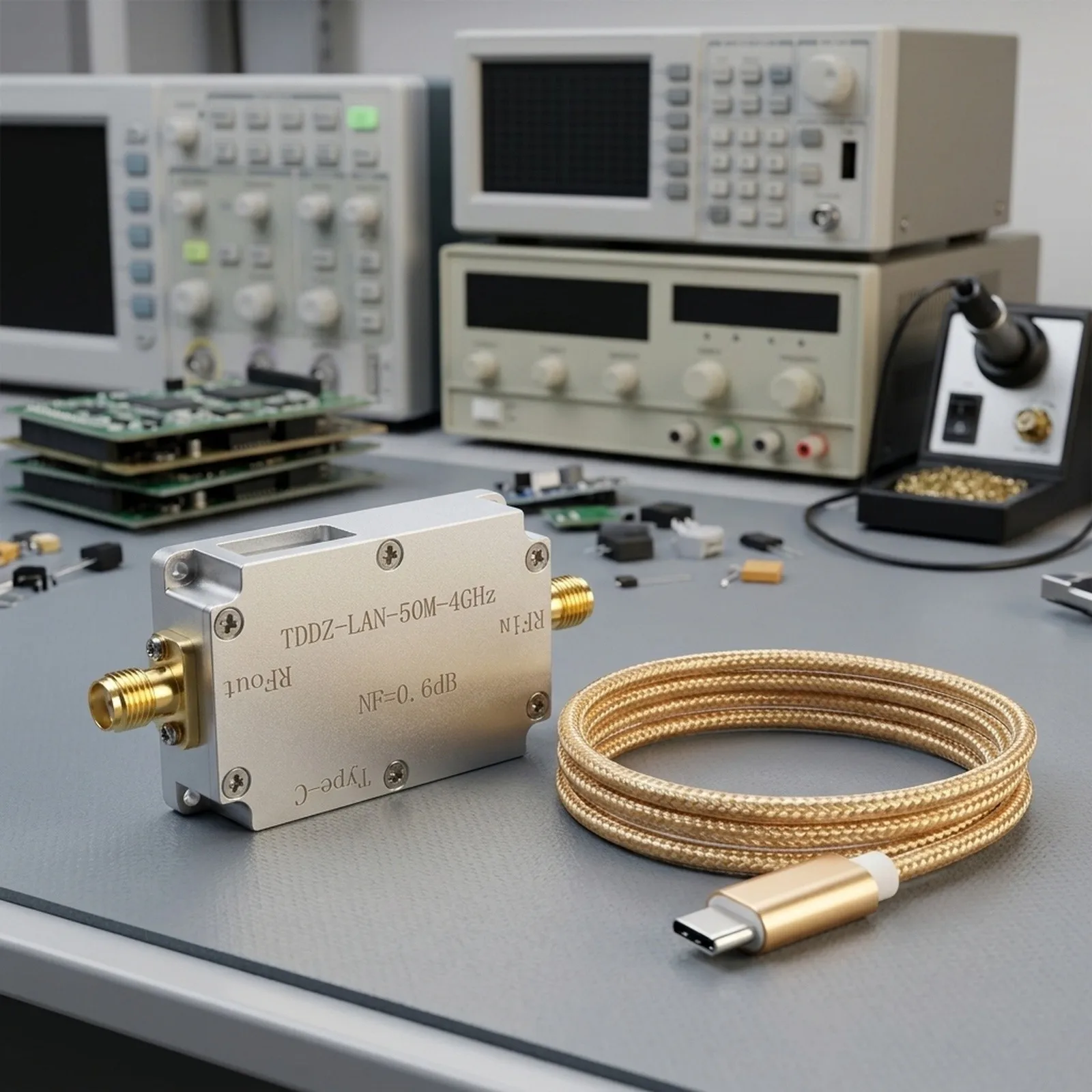 amplificatore-di-segnale-pratico-fattore-di-rumore-06-db-guadagno-18-db-intervallo-di-frequenza-da-50-mhz-a-4-ghz-involucro-in-lega-di-alluminio-dimensioni-compatte