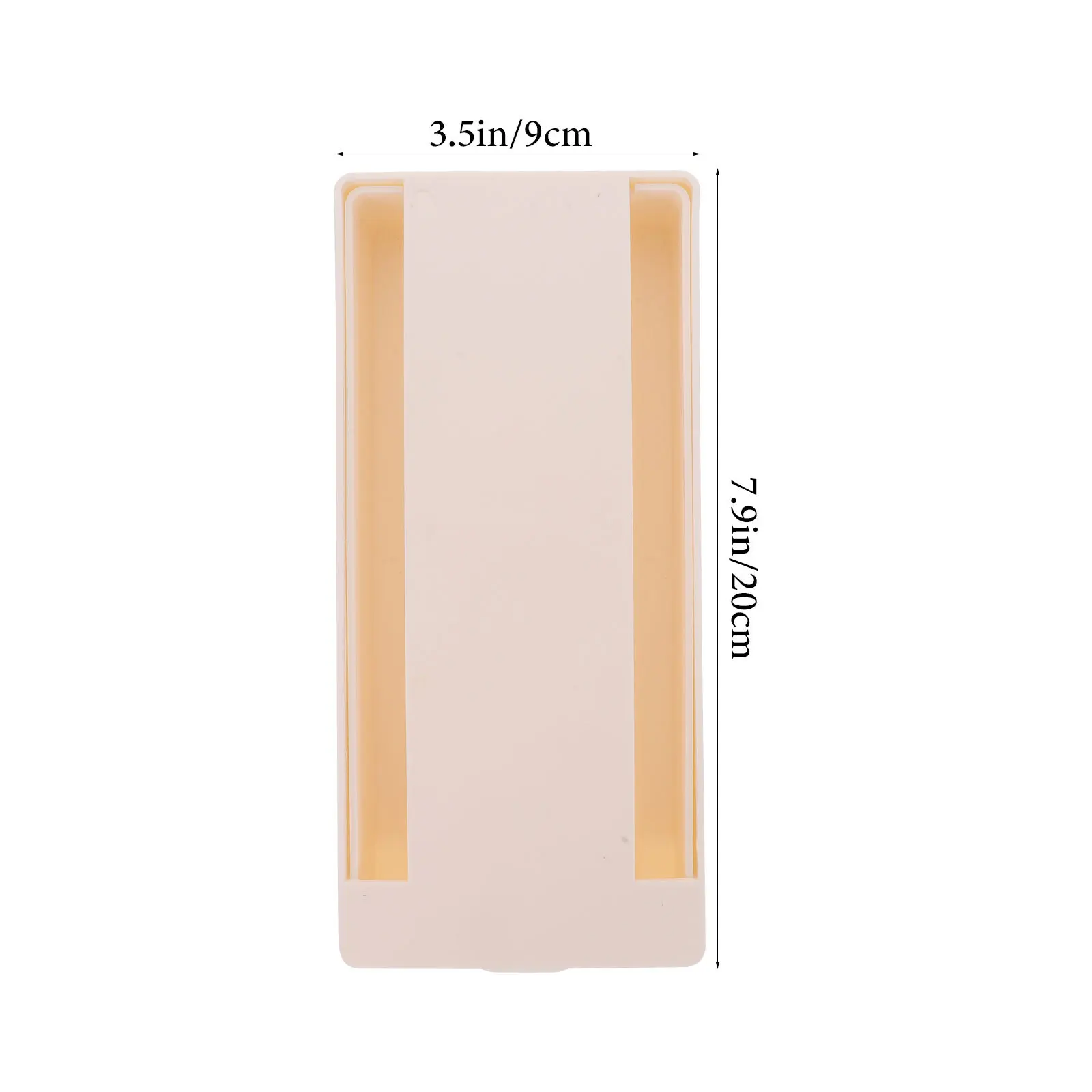 قطعتان من منظم تخزين درج المكتب المخفي ذاتي اللصق وخفيف الوزن وخالي من الأظافر، مثالي لمطبخ غرفة النوم المكتبية #3