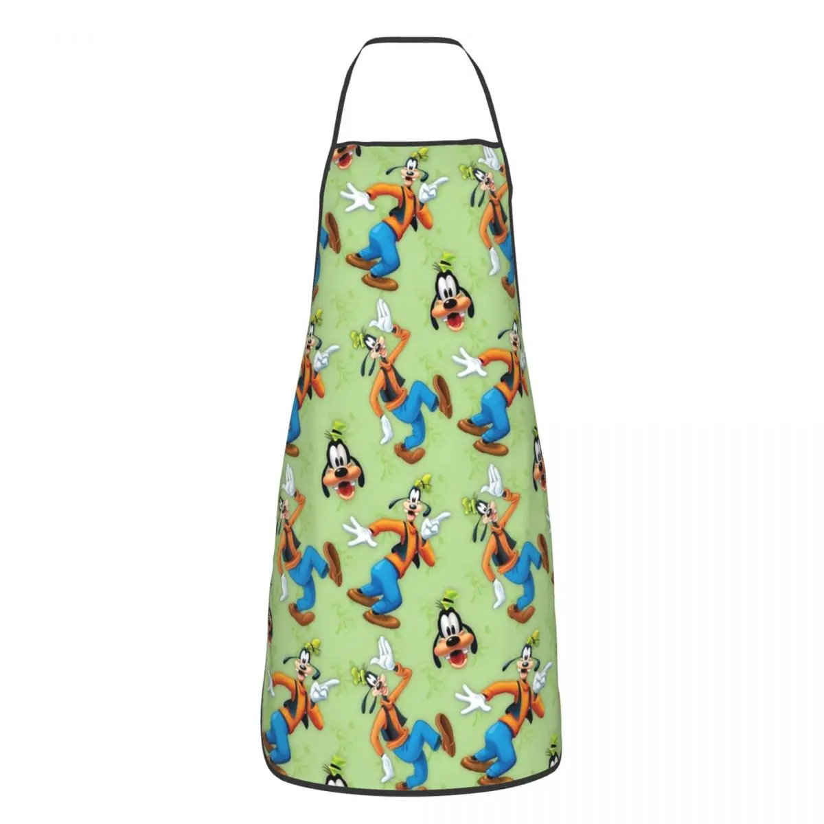 Custom Unisex Funny Goofy Kitchen Chef Cooking Baking Apron Women Men Cartoon Donald Duck Tablier Cuisine for Gardening