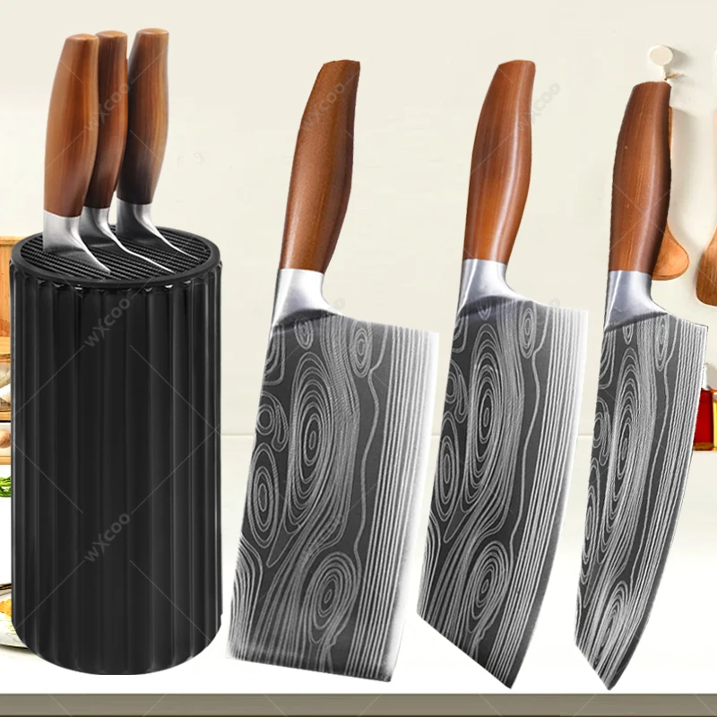 

Stainless Steel Japanese Kitchen Knives Set Fish Fillet Meat Cleaver Damascus Pattern Chef Knife Slicing Cooking Tools