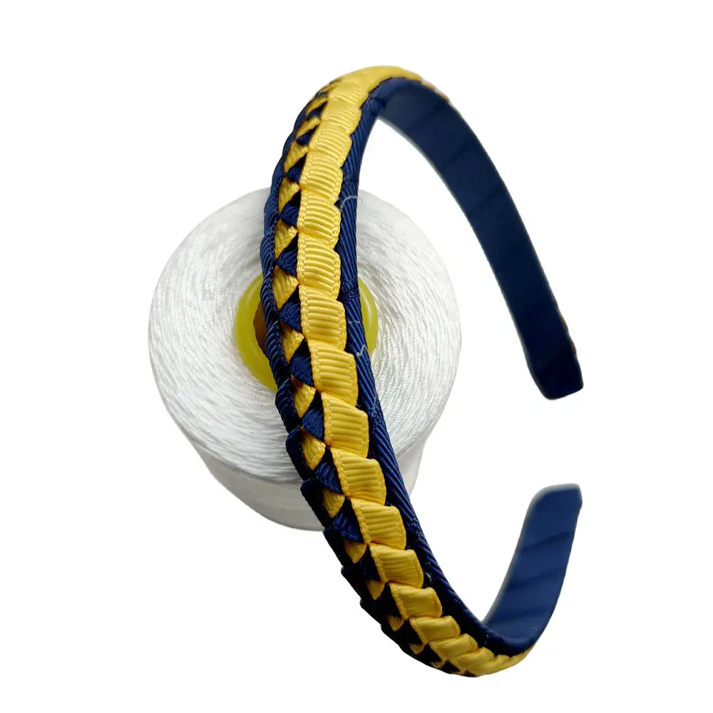 

PLEATED Hairbands Hair Hoop Headbands Boutique Classic Ribbon Knit Winding Width 1.5CM For Student Woman Girl Headwear FJ3134