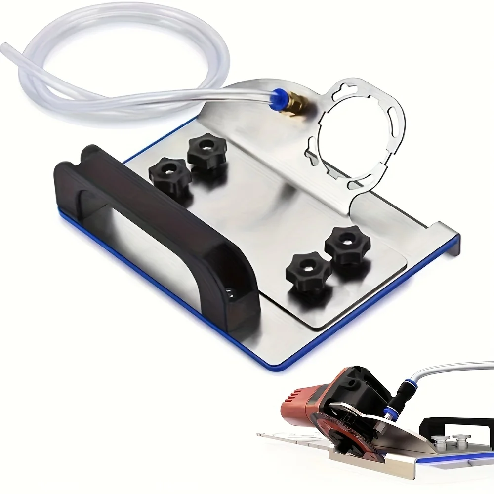 Portable chamfering tool for tiles and woodworking, assembly required, no need for charging, including hose