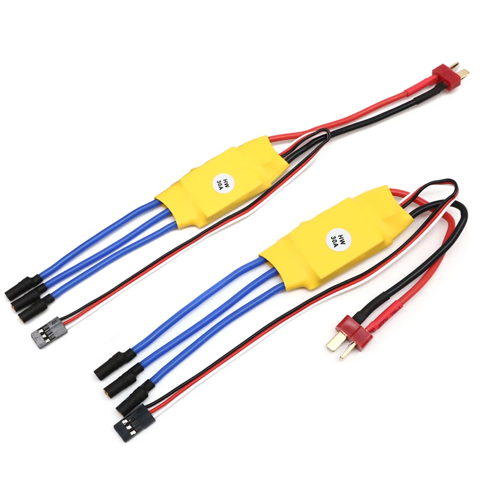 1pcs XXD 10A 30A 2-3S Brushless ESC Speed Control T Plug With BEC For QAV210 F450 F550 RC Quadcopter DIY Accessories Wholesale