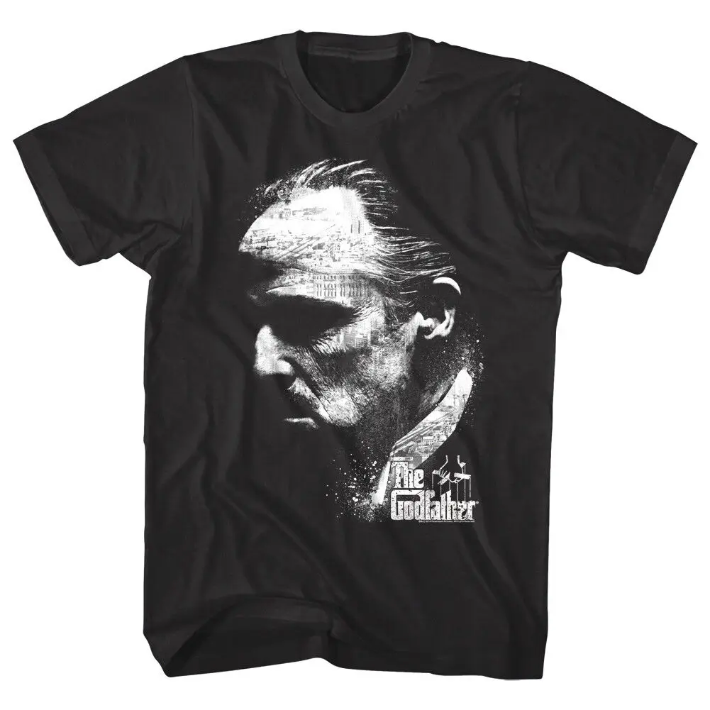 Godfather Don Corleone Profile Cityscape Men'S T Shirt Brando Official