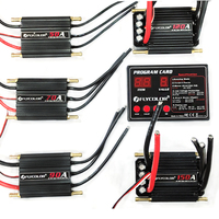 Flycolor 50A/70A/90A/120A/150A Brushless waterproof ESC 2-6s with programming card for ship model  RC boats