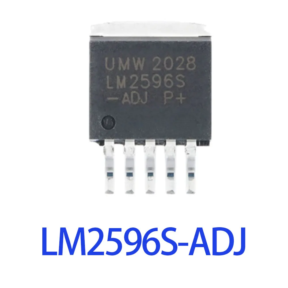 10PCS LM2596S-ADJ LM2596S TO-263 IC Chip