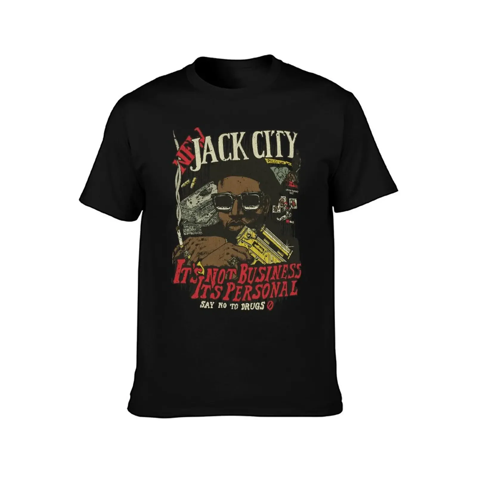 New Jack City It's Personal 1991 T-Shirt blue archive boys animal print animal prinfor boys heavyweights men workout shirt