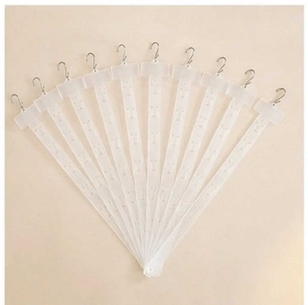 10Pcs Secure Hook Hanging Merchandise Strips Retail Display Stand Snack Organizer Supermarket Store Sign Holders Foldable Space