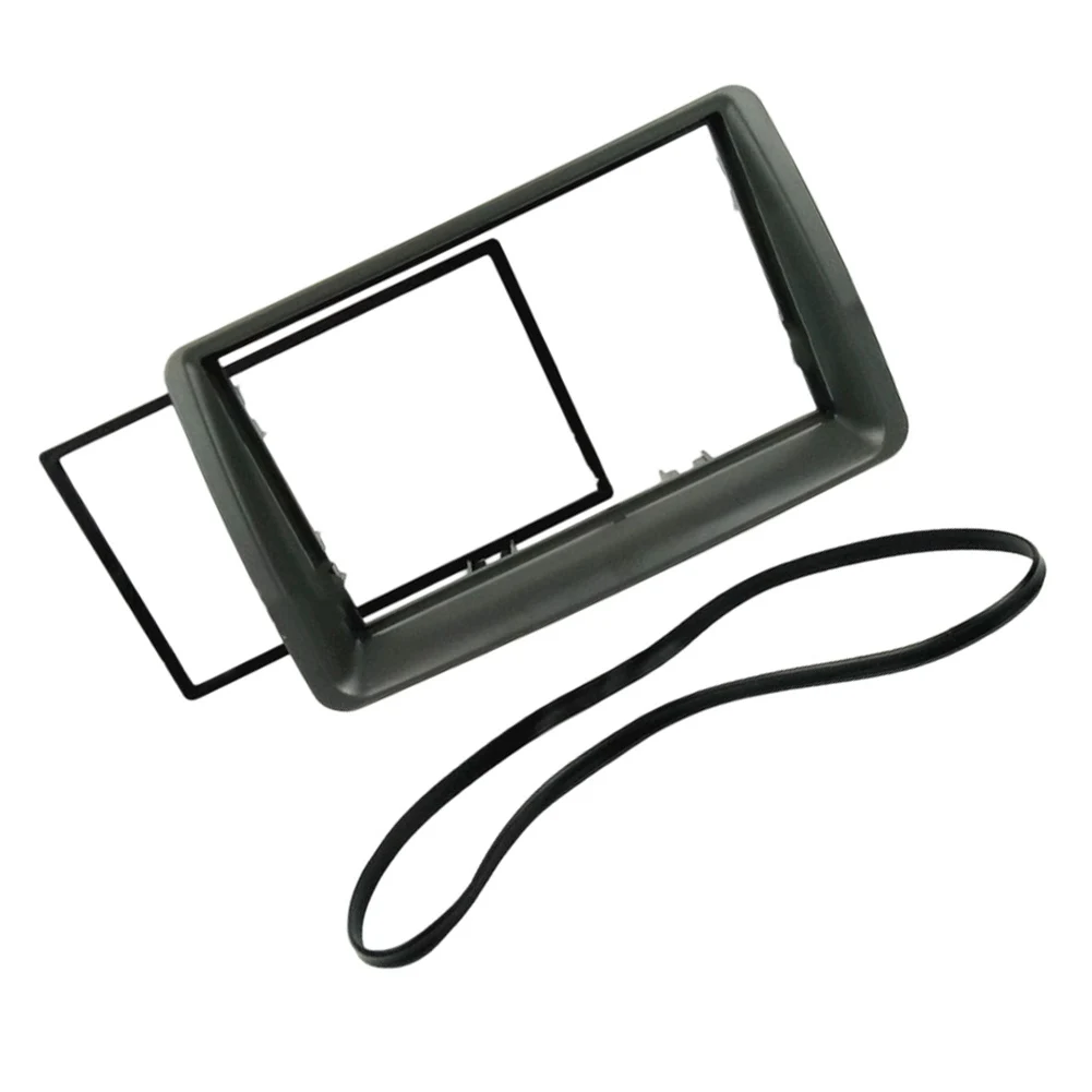 Stereo Trim Kit 2 DIN Fascia Suitable For Radio CD DVD Units Supports Aftermarket Head Units Car Audio Upgrade Kit