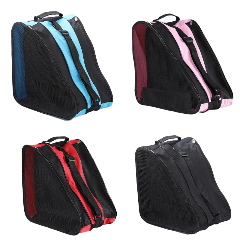 Ice Skates Bag Roller Skates Bag Inline Skates Bag with Handle Ice Skating Bag Large Capacity Shoulders Bag for Adult