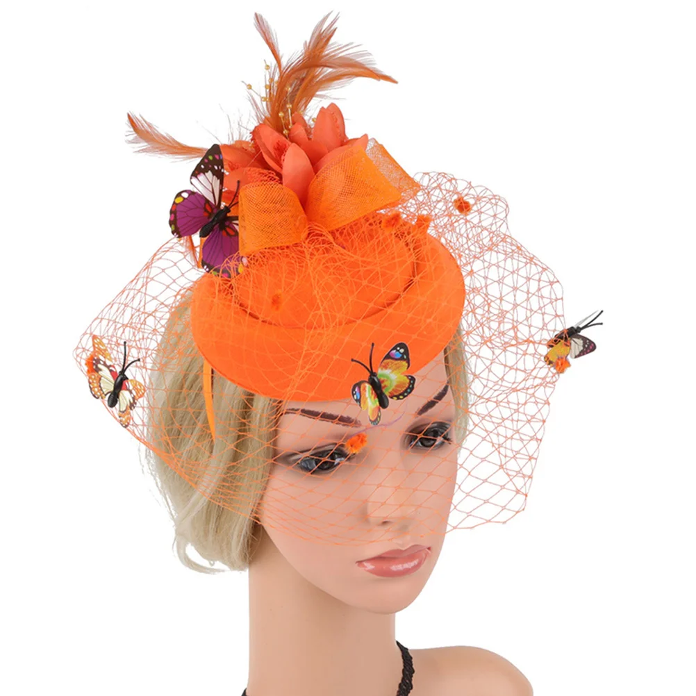 

1Pcs Wedding Headwear Hairband Mesh Mini Headdress for Women Elegant Net Yarn Party Photo Accessory Stylish Headband