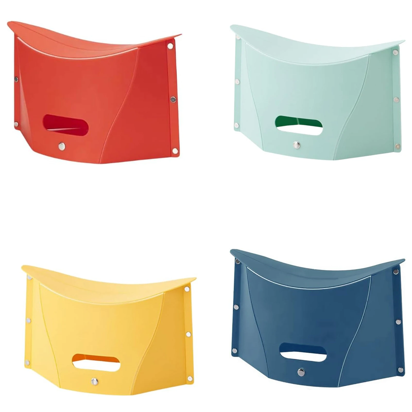 Foldable Portable Chair with Handle Outdoor Camping Fishing Chair Office Footrest Mini Bag Multi-function Supplies