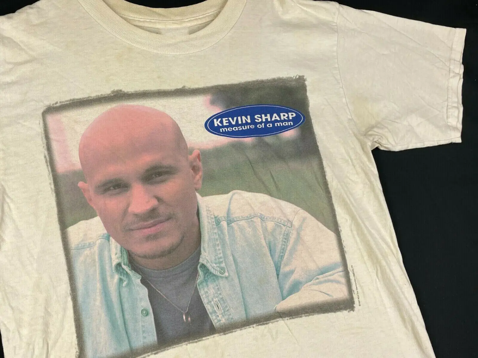 90s Kevin Sharp Measure of a Man cOUNTRY sHIRT wHITE uNISEX s-5xl ne2269