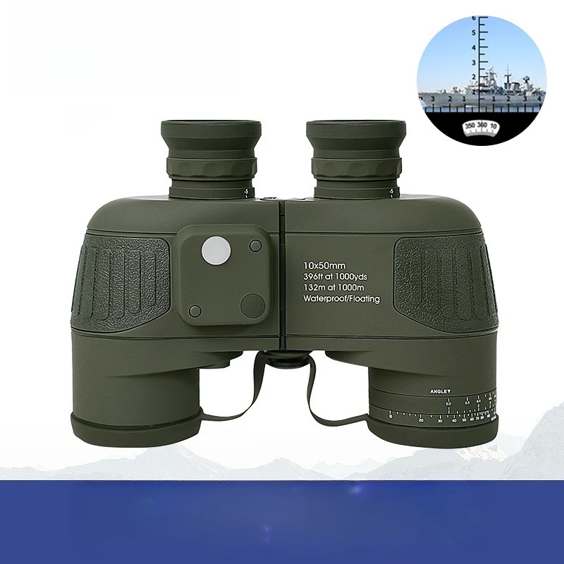 10X50 Nautical Compass Telescope, Waterproof and Anti-Fog ED Telescope