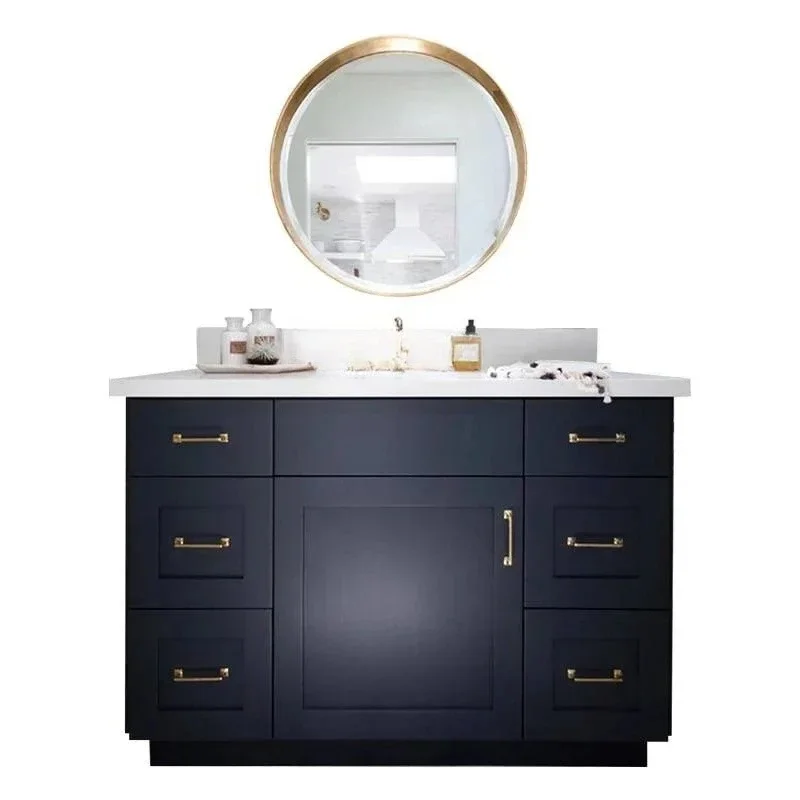 

Bathroom Cabinet Combination Solid Wood Floor Bathroom Cabinet Wash Basin Cabinet Holding Basin Nordic Washstand