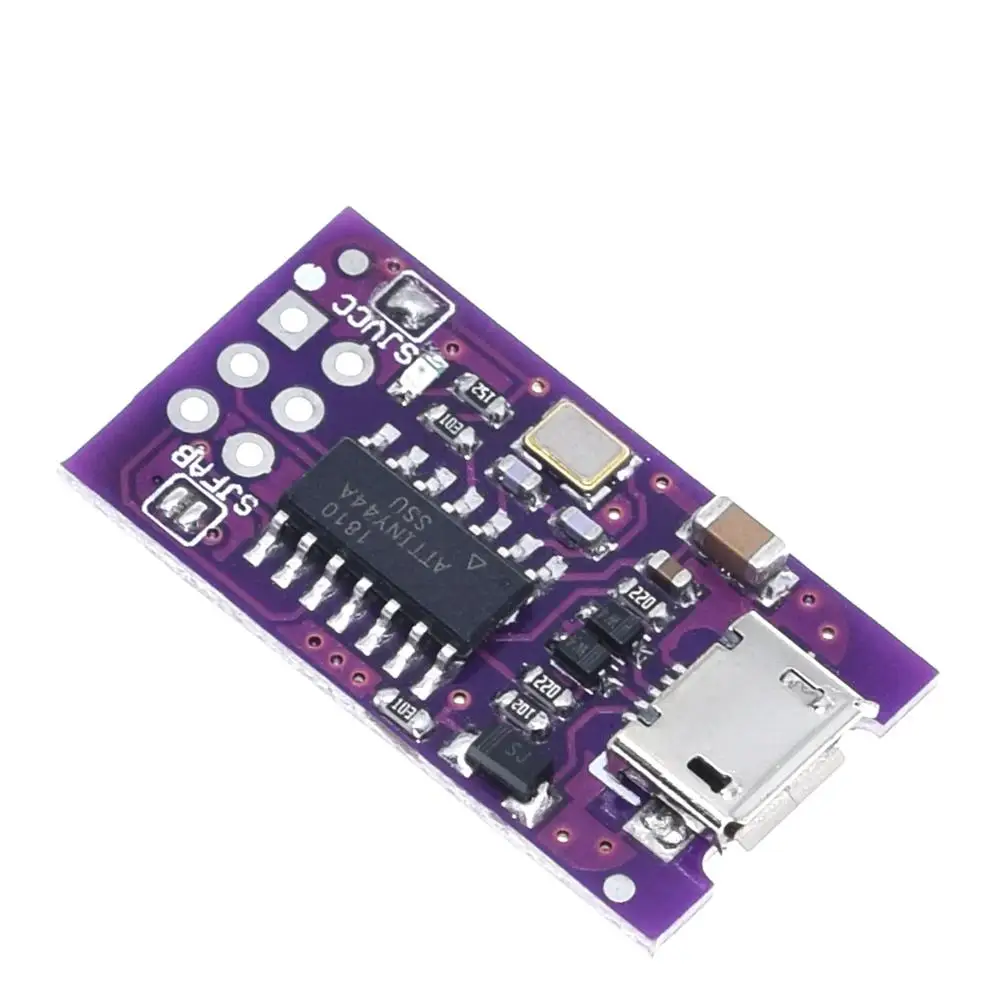 Micro USB Tiny AVR ISP ATtiny44 ATTiny45 ATTiny85 USBTinyISP Programmeur Module Voor IDE Bootloader ISP Microcontroller 5V