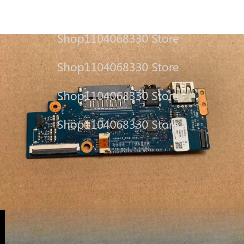 Used FOR Asus  UX431FA UX431FN USB AUDIO SD CARD READER BOARD CABLE NB8618