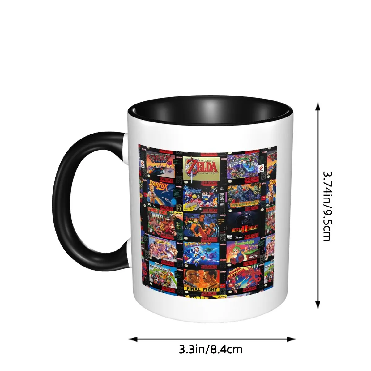 Retro Gaming Boxes Mug Funny Ceramic Coffee Cups Tea Mugs Milk Cup Drinkware Gift for Woman Man