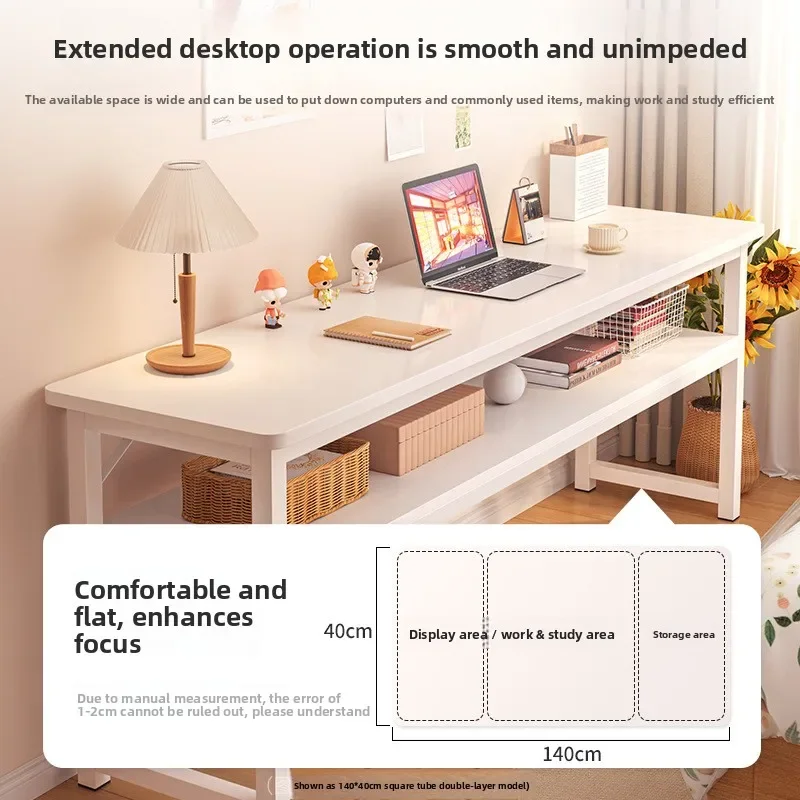 Compact Desk for Home Bedroom Long Narrow Windowside Computer Work Table Ideal for Small Apartment Computer Desk Study Table